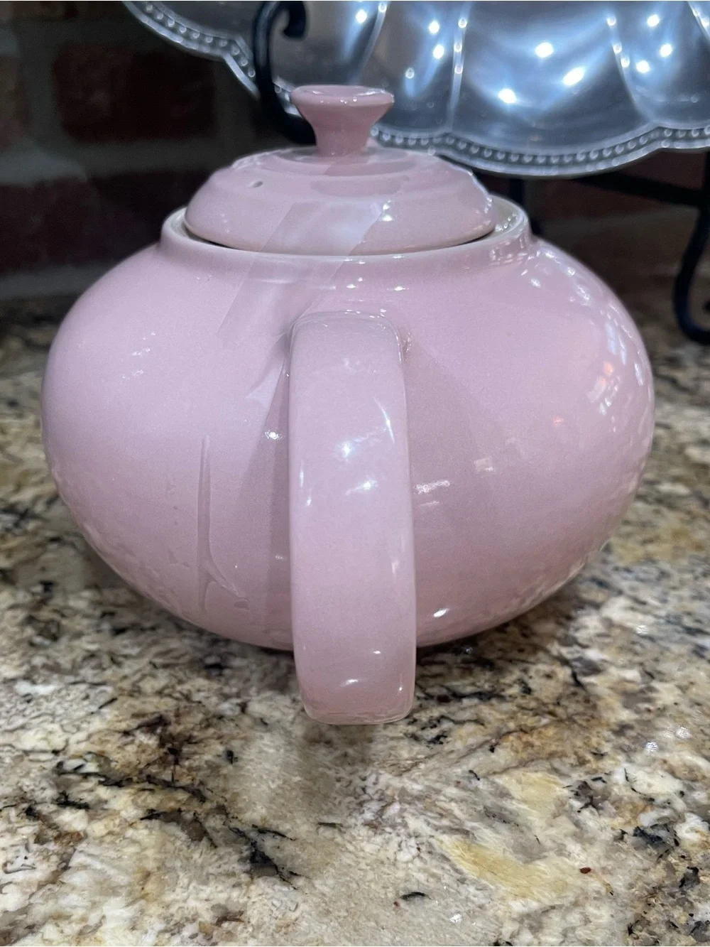 Le Creuset Second Choix Collection 1.3L stoneware teapot - CHIFFON PINK - NEW!